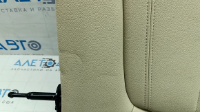 Спинка заднего ряда 2 ряд левая BMW X5 G05 19-23 под 2 ряда, кожа Canberra-Beige, с подогревом, с ремнем, замята, под чистку