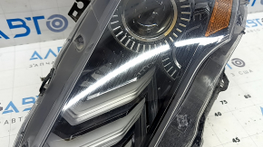 Фара передняя левая в сборе Ford Mustang mk6 18-23 LED, царапины