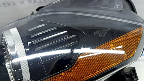 Фара передняя левая в сборе Ford Mustang mk6 18-23 LED, царапины