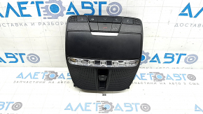 Плафон освітлення передній Mercedes GLC 20-22 під панораму, чорний, подряпини