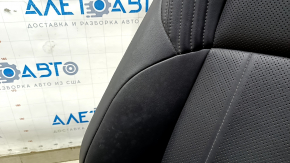 Водительское сидение Toyota Venza 21-24 электро, с airbag, кожа черная, подогрев, вентиляция, перфорация, XLE, Limited, под химчистку, побелела кожа, потертости