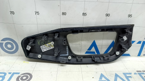 Накладка передней панели левая Audi A4 B9 17-25 серое дерево eiche grau natural, сломано крепление, сколы