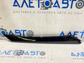 Молдинг переднього бампера правий Toyota Camry v70 21-24 SE\XSE чорний глянець
