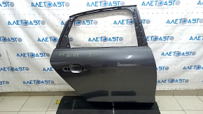 Дверь голая задняя правая Audi A4 B9 20-25 графит LZ7S, царапина