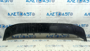 Губа переднего бампера Audi A4 B9 20-25 S-line, графит LZ7S, потертости, царапины, сколы