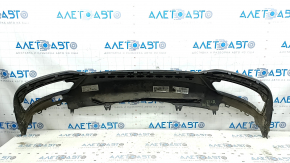 Губа заднего бампера без молдинга Audi A4 B9 20-25 потертости, песок, царапины
