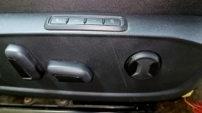 Пассажирское сидение Volkswagen ID.4 21-25 с airbag, электрическое, подогрев, память, кожа темно-серая, с перфорацией, царапина