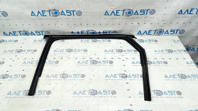 Ущільнювач скла з молдингом задній лівий Audi A4 B9 17-25 хром