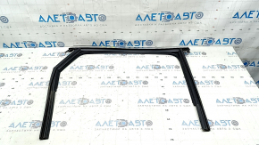 Уплотнитель стекла с молдингом задний правый Audi A4 B9 17-25 хром