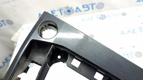 Накладка шифтера КПП VW Tiguan 18-24 под кнопку Start-Stop, графит, царапины