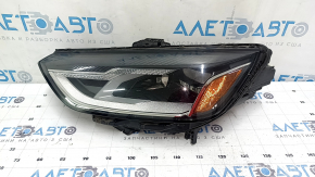 Фара передня ліва в зборі Audi A4 B9 20-25 LED без LED DRL, подряпини