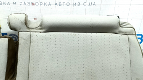 Вид верхней части подушки заднего ряда сидений Tiguan 2018-2024, присутствуют налёты и потёртости.