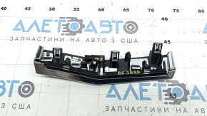 Накладка передней панели левая Volvo XC90 16-25 под дерево, глянец, с подсветкой, царапины