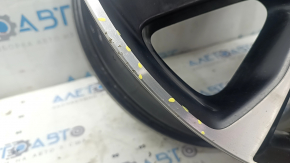 Диск колесный R19 x 7J ET45 Mazda CX-5 22-24 черный с хромом, тип 2, легкая бордюрка