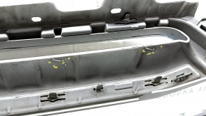 Решетка радиатора grill Ford Escape MK3 17-19 рест, серая, с хромом, с эмблемой, песок, царапины на эмблеме, напыление краски, сломаны направляющие