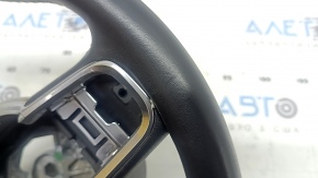 Руль голый Volvo XC90 16-25 кожа черная, без подогрева и лепестков, царапины