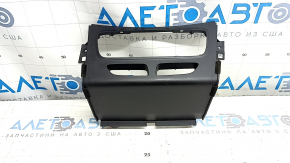 Накладка управления климат-контролем Ford Escape MK3 17-19 черная, царапины