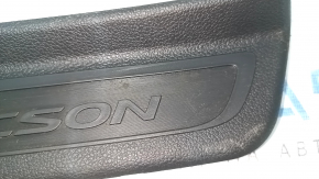 Накладка порога наружная задняя левая Hyundai Tucson 16-21 черная, царапины