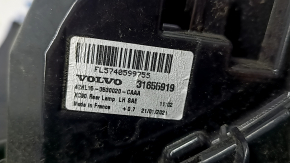 Фонарь внешний крыло левый Volvo XC90 16-26 LED, светлый, царапины
