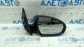 Дзеркало бічне праве у зборі Hyundai Tucson 19-21 підігрів, BSM, синій R2U, 7 пінів, поліз лак