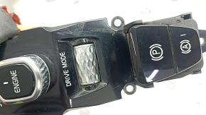 Кнопка start\stop Volvo XC90 16-19 с выбором режимов езды, царапины