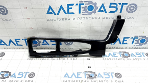 Накладка центральної консолі верхня Volvo XC90 16-22 T5, T6, чорний глянець, хром, подряпини, поліз хром, надламані кріплення