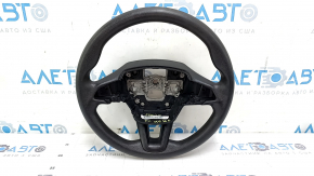 Кермо голе Ford Escape MK3 17-19 рест, гума, чорний, без кнопок, потерт