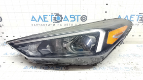 Фара передня ліва в зборі Hyundai Tucson 19-21 галоген з LED Accent