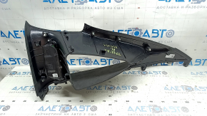 Накладка задней стойки верхняя левая для Tesla Model X 2022-2026, вид изнутри.