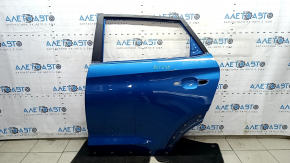 Двері голі задні ліві Hyundai Tucson 16-21 синій R2U, подряпина, тичка