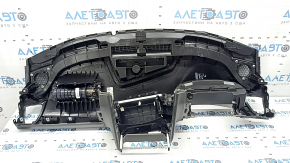 Торпедо передняя панель с AIRBAG Audi Q5 8R 09-17 серая, царапины, ржавый пиропатрон