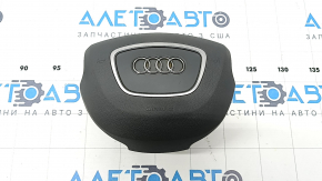 Подушка безпеки airbag в кермо водійська Audi Q5 8R 13-17 сіра, під 4 спиці, поліз хром, під чищення