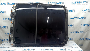 Люк в сборе Ford Escape MK3 13-19 панорама, серая шторка, царапины на стекле, шторка под чистку