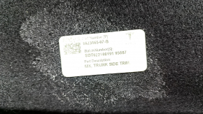 Обшивка арки задня права Tesla Model X 22-26 задня чорна тканина, з лампою підсвічування, під прикурювач, потертість, під чищення