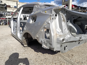 Четверть крыло задняя левая Toyota Prius 50 19-22 под BSM на кузове, серебро, тычки