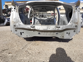 Задня панель Toyota Prius 50 19-22 на кузові, срібло