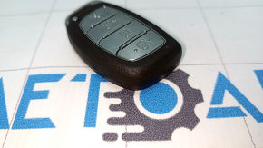 Ключ smart Hyundai Tucson 19-21 4 кнопки, потерт, тычки, облез хром
