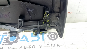 Накладка двери карточки задней левой Jeep Grand Cherokee WL 22-24 верхняя, кожа наппа, черная, сломаны крепления, вмятины