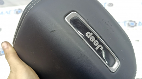 Подушка безопасности airbag в руль водительская Jeep Grand Cherokee WL 21-24 кожа наппа, черная, царапины, тычка