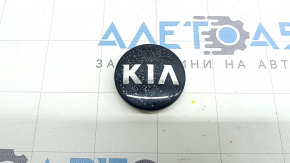 Центральний ковпачок на диск Kia Optima 16-20 чорний з хромом, 58/50.5 мм, повітря