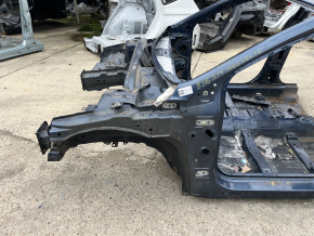 Четверть передняя левая Ford Fusion mk5 13-20 на кузове, синяя, ржавая