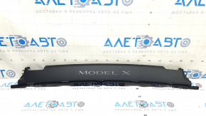 Накладка отвору дверей задньої лівої верхня Tesla Model X 22-26 чорна, подряпини