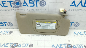 Козирок правий Lexus RX300 RX330 RX350 RX400h 04-09 бежевий, без гачка, з накладкою, під чищення, вм'ятини