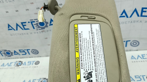 Козырек правый Lexus RX300 RX330 RX350 RX400h 04-09 бежевый, без крючка, с накладкой, под чистку, вмятины