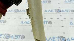 Накладка центральной стойки верхняя ремень левая Lexus RX300 RX330 RX350 RX400h 04-09 беж, под химчистку, запилена, надрывы