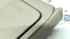 Накладка спинки водительского сидения задняя Lexus RX300 RX330 RX350 RX400h 04-09 кожа бежевая, надрыв, царапина, под чистку, замята