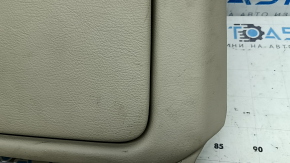 Накладка спинки пассажирского сидения задняя Lexus RX300 RX330 RX350 RX400h 04-09 кожа бежевая, замята, под чистку