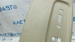 Накладка водительского сидения боковая левая Lexus RX300 RX330 RX350 RX400h 04-09 бежевая, трещина в креплении, царапины, побелел пластик