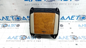 Подстаканники центральной консоли Lexus RX300 RX330 RX350 RX400h 04-08 бежевые, накладка под дерево, царапины
