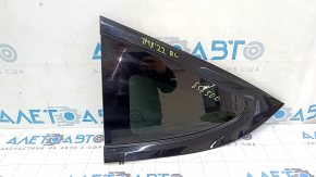 Квапка глухе скло задня ліва Tesla Model X 22-26 чорний глянець, подряпини пісок на молдингу